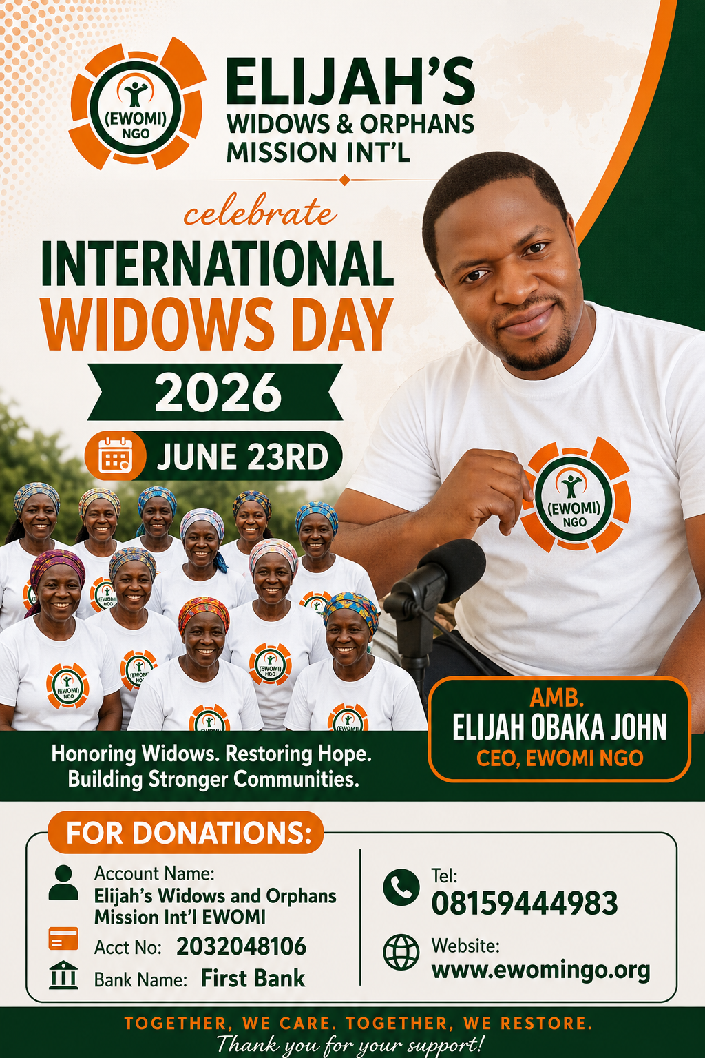 INTERNATIONAL WIDOWS AND 2026